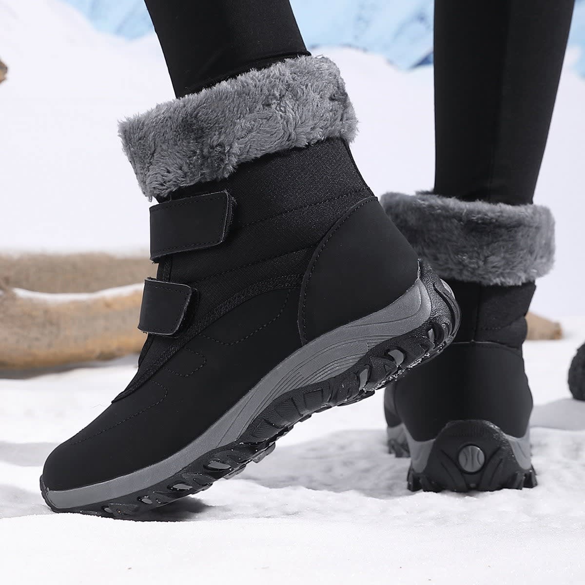 Women's Water Resistant Ankle Snow Boots | Lola_6
