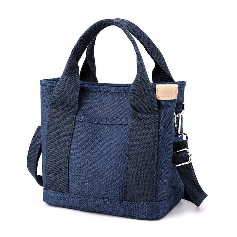 Women's Canvas Multi-Compartment Tote Bag | Pearl_4