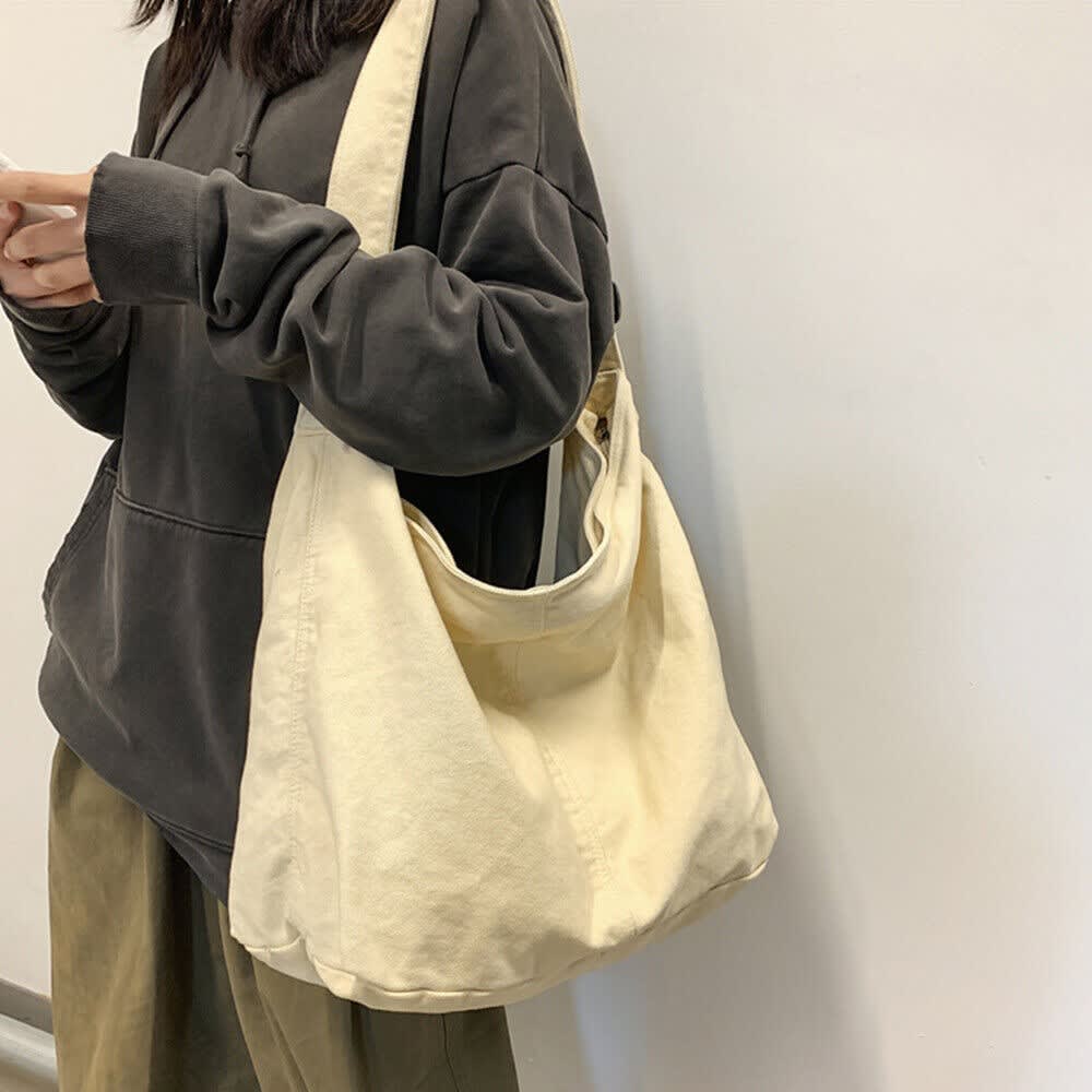 Women's Slouchy Canvas Crossbody Bag | Autumn_2