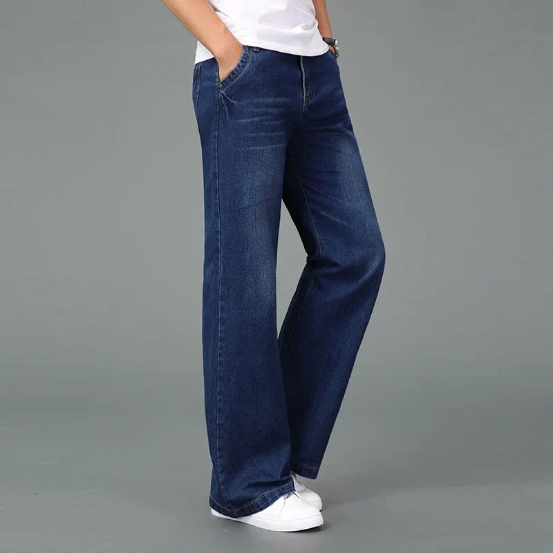 Men's Denim Flare Bootcut Jeans | Miles_3