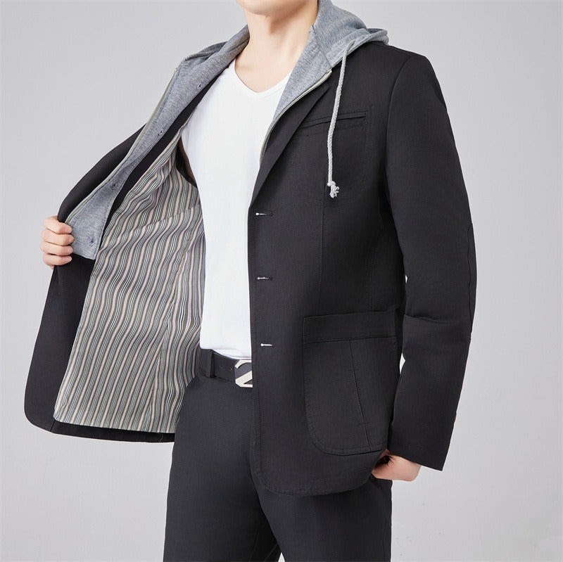 Men's Hooded Blazer Jacket | Norbert_6