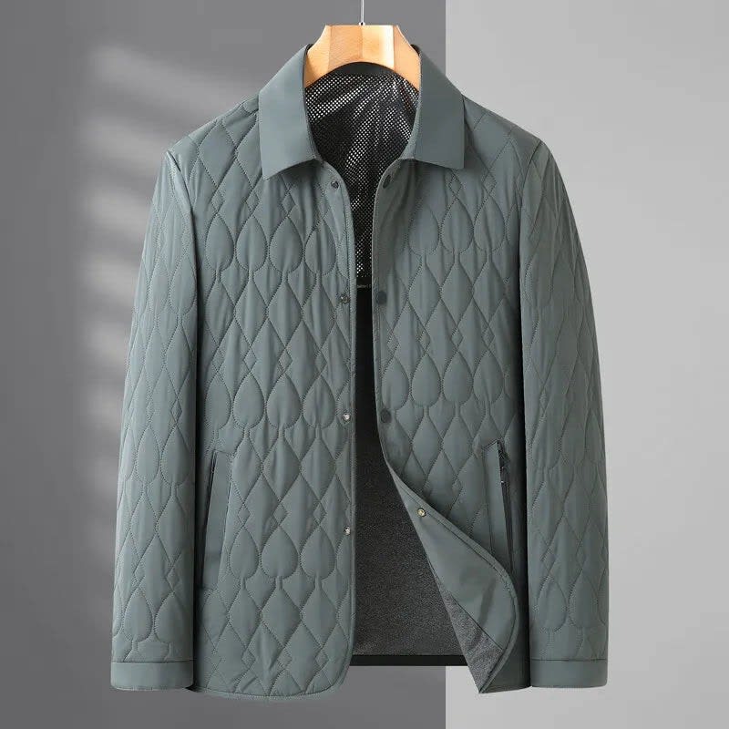 Men's Diamond Quilted Lined Jacket | Arthur_5
