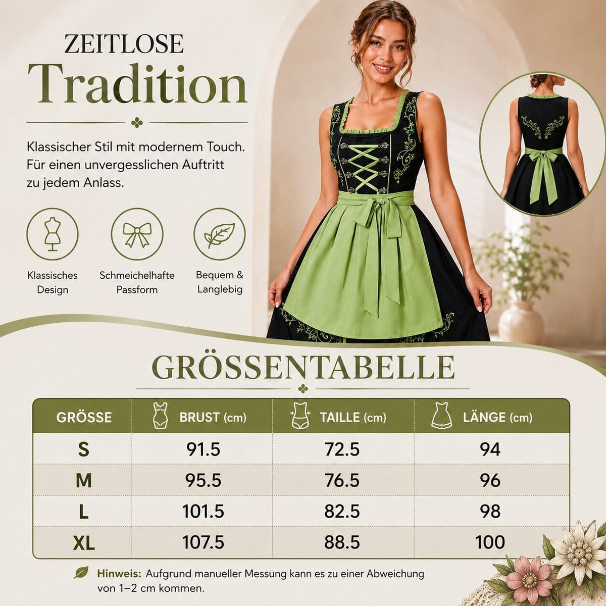 Women's Lace-Up Oktoberfest Dirndl Dress | Grizel_8