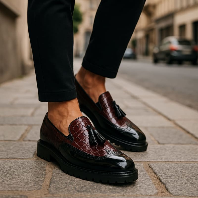 Men's Leather Tassel Loafers | Alistair_1