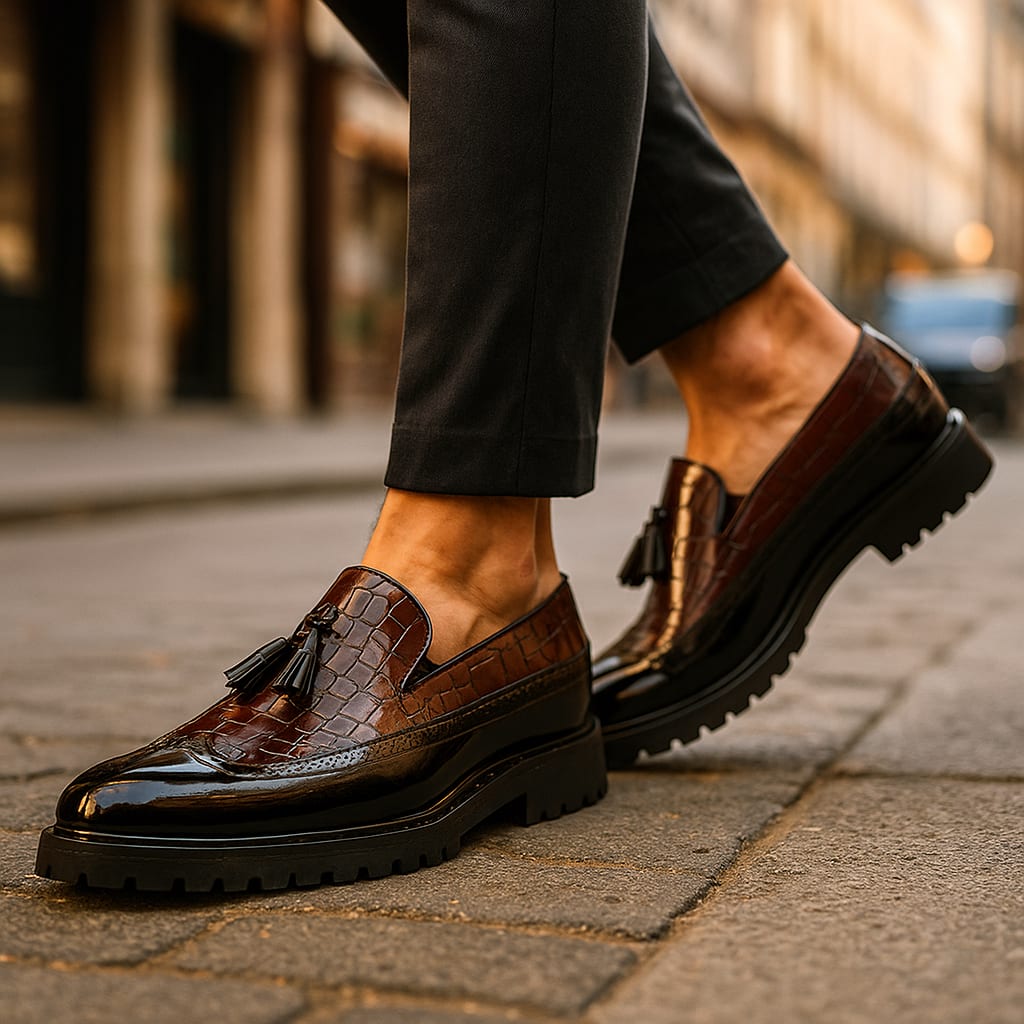 Men's Leather Tassel Loafers | Alistair_3