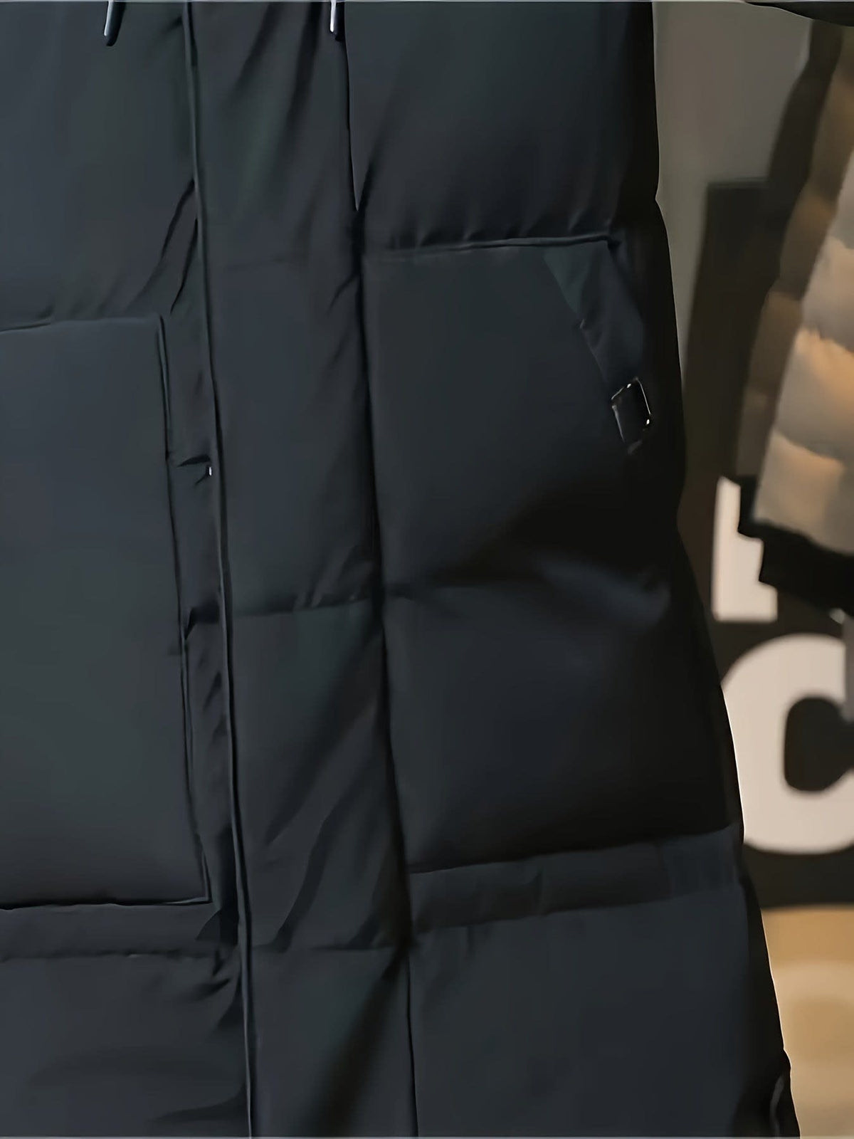 Men's Hooded Longline Puffer Coat | Brandon_5