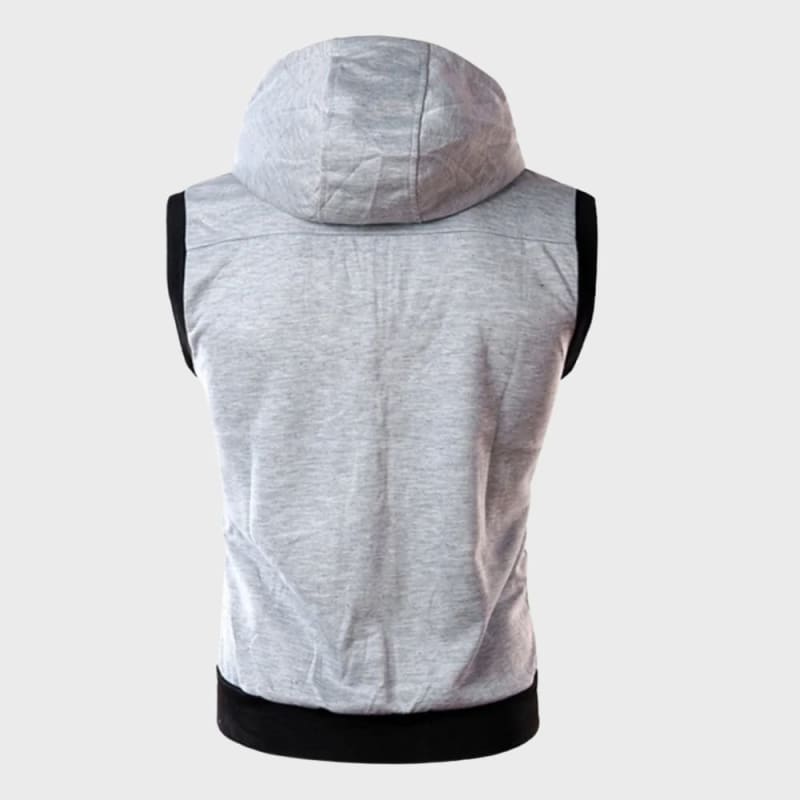Men's Hooded Sleeveless Gilet | Hywel_1