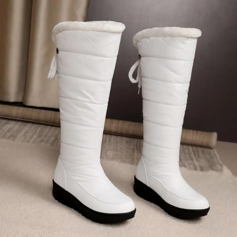 Women's Fur Lined Knee High Snow Boots | Bettina_5