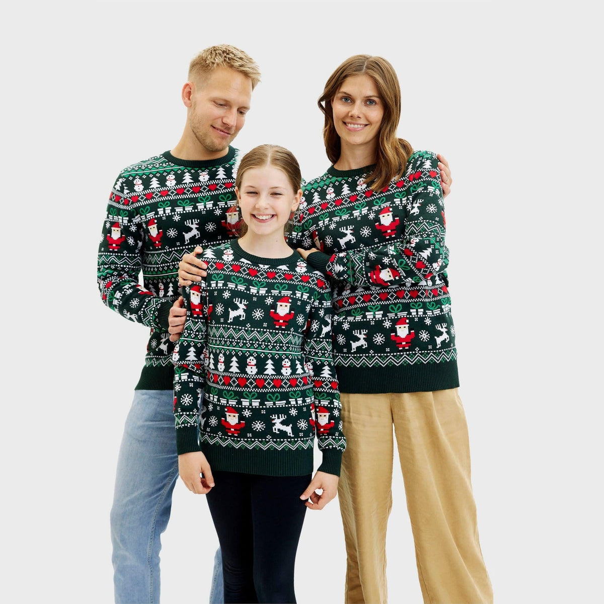 Women's Fair Isle Cotton Christmas Jumper | Willa_2