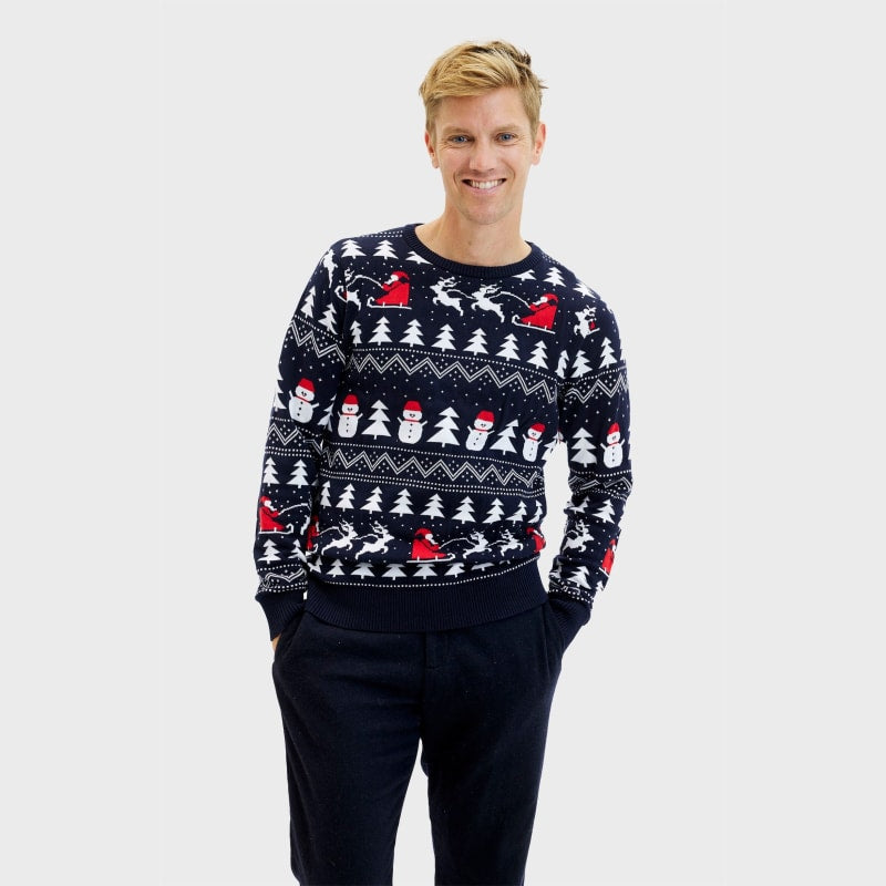 Men's Organic Cotton Christmas Jumper | Michael_1