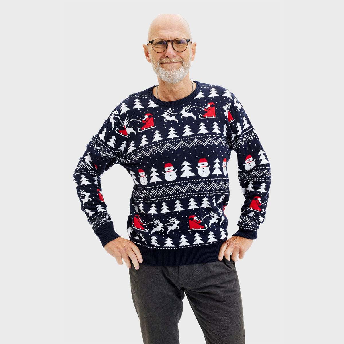 Men's Organic Cotton Christmas Jumper | Michael_5