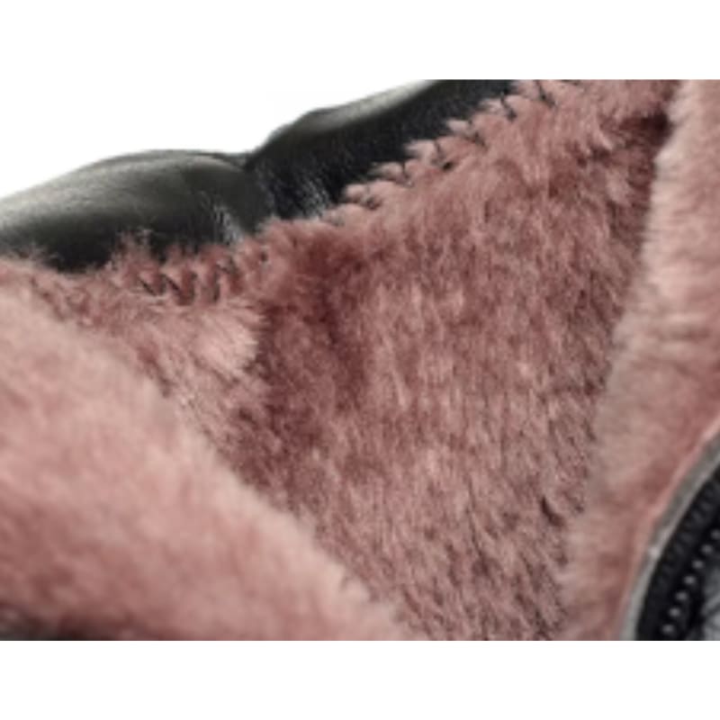Women's Fur Lined Platform Ankle Boots | Larissa_10