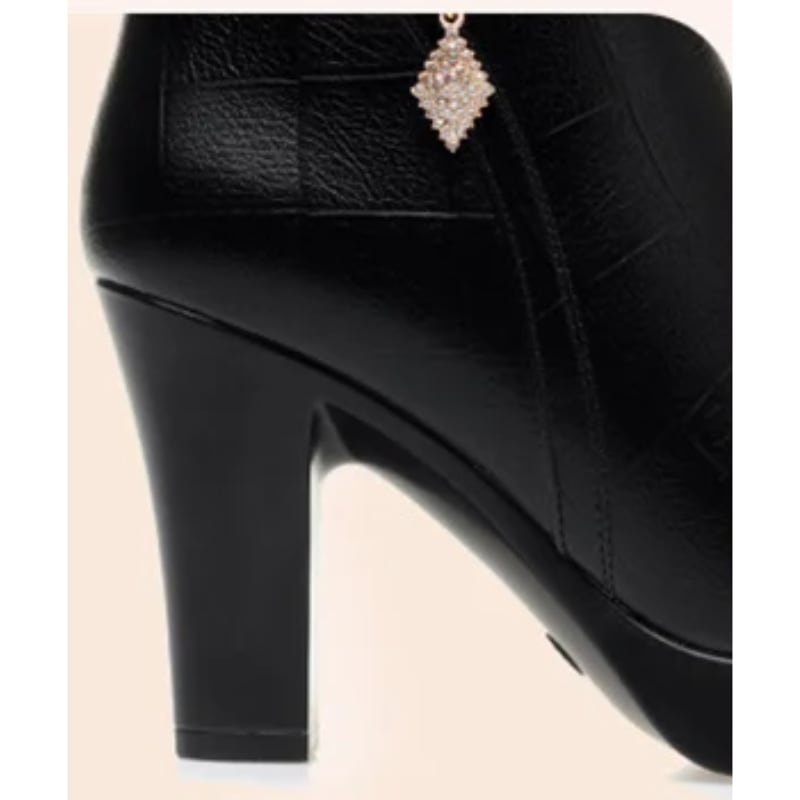 Women's Fur Lined Platform Ankle Boots | Larissa_9