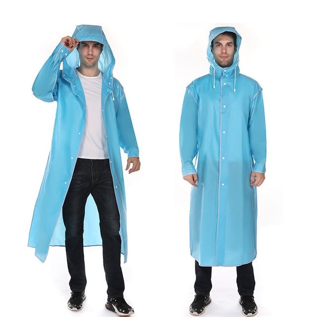 Men's Long Hooded Raincoat | Albert_2