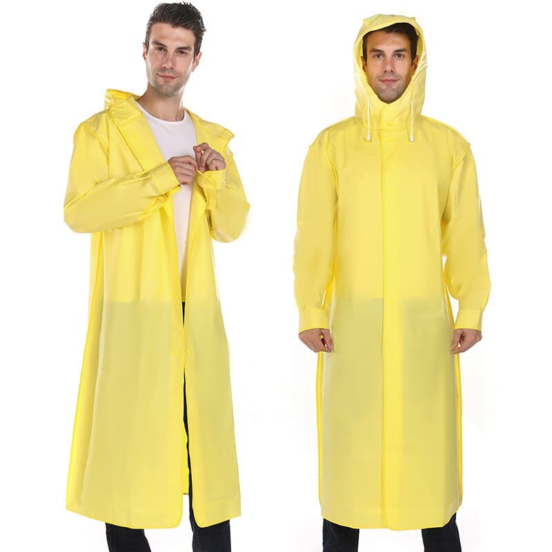 Men's Long Hooded Raincoat | Albert_3
