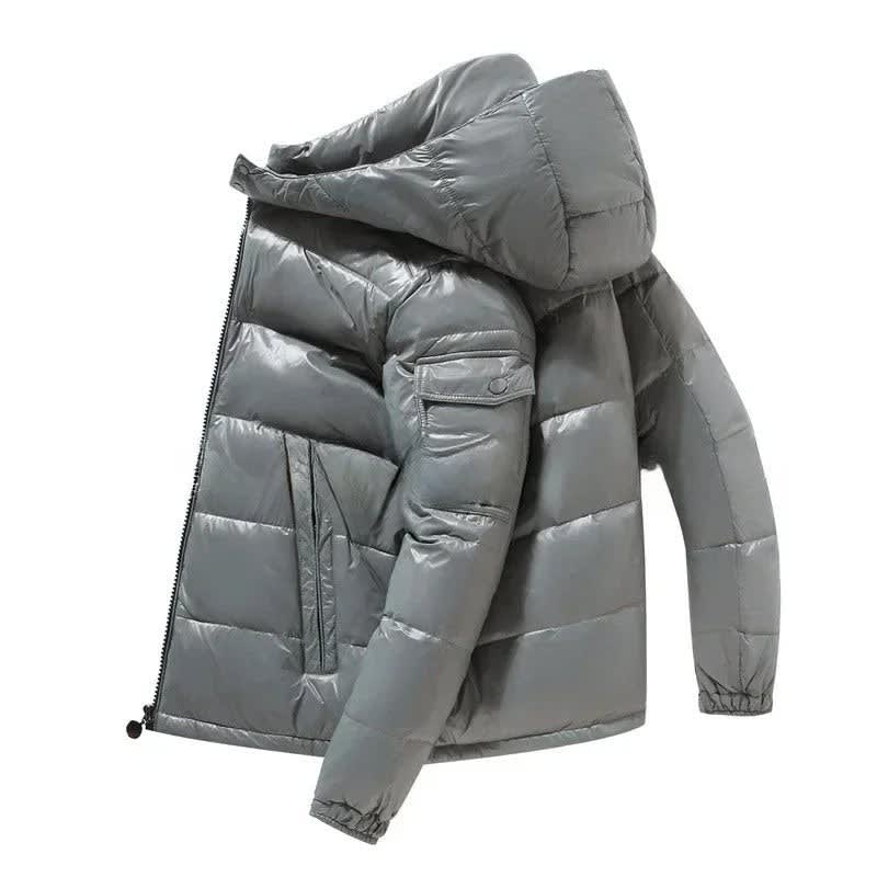 Men's Shiny Down Puffer Jacket | Barry_8