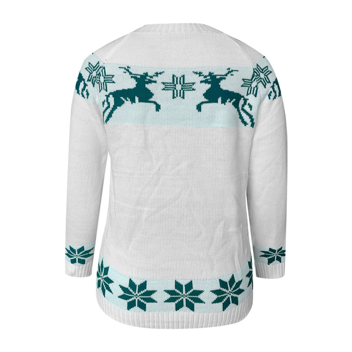 Women's Reindeer Ugly Christmas Jumper | Fleur_2