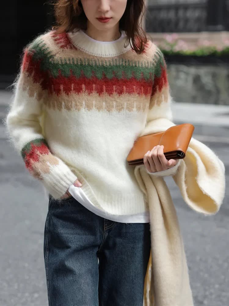 Women's Ugly Christmas Chunky Knit Jumper | Clara_2