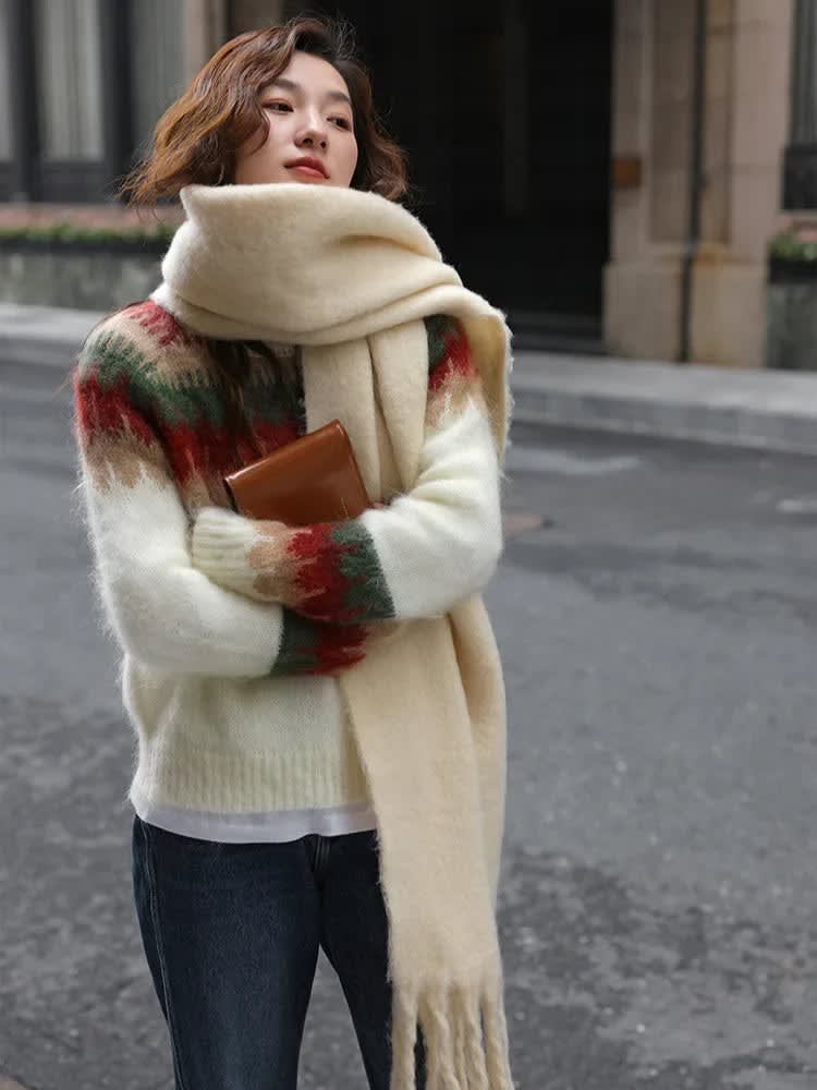 Women's Ugly Christmas Chunky Knit Jumper | Clara_4