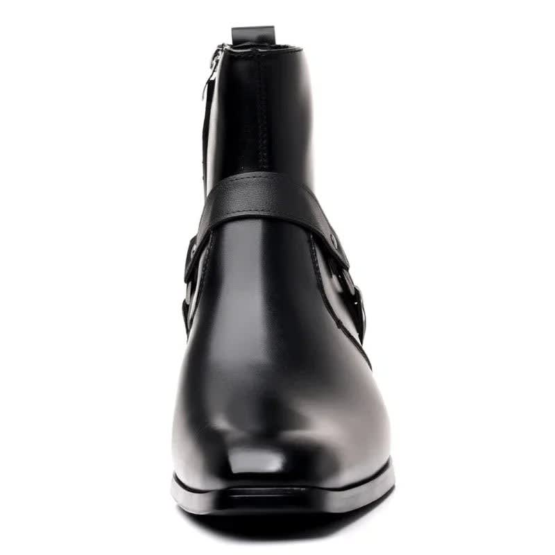 Men's Zip-Up Western Ankle Boots | Stephen_3