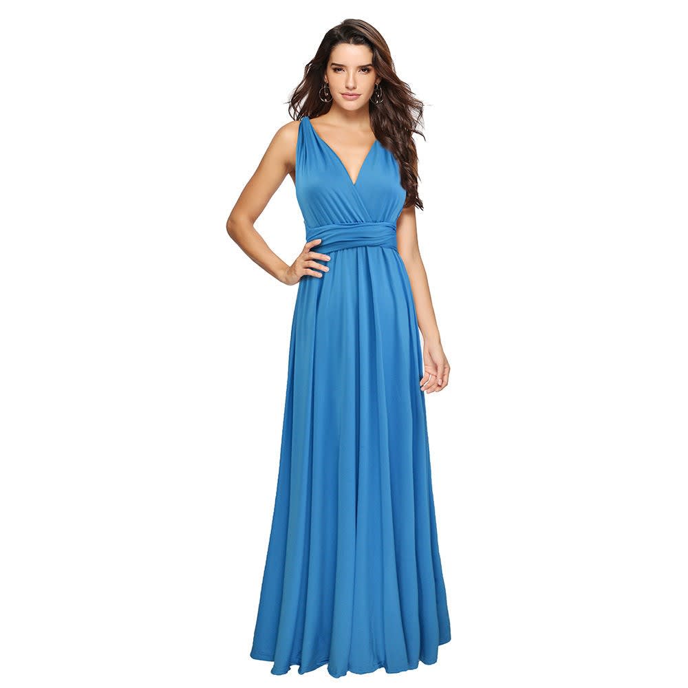 Women's Backless Multiway Bandage Party Maxi Dress | Polly_27