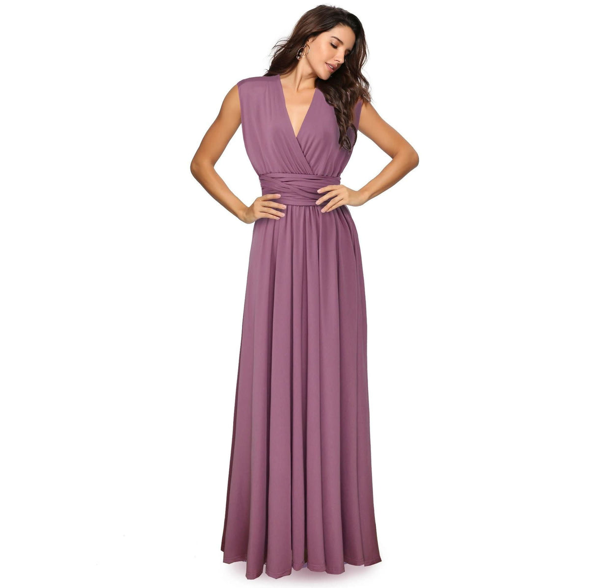 Women's Backless Multiway Bandage Party Maxi Dress | Polly_28