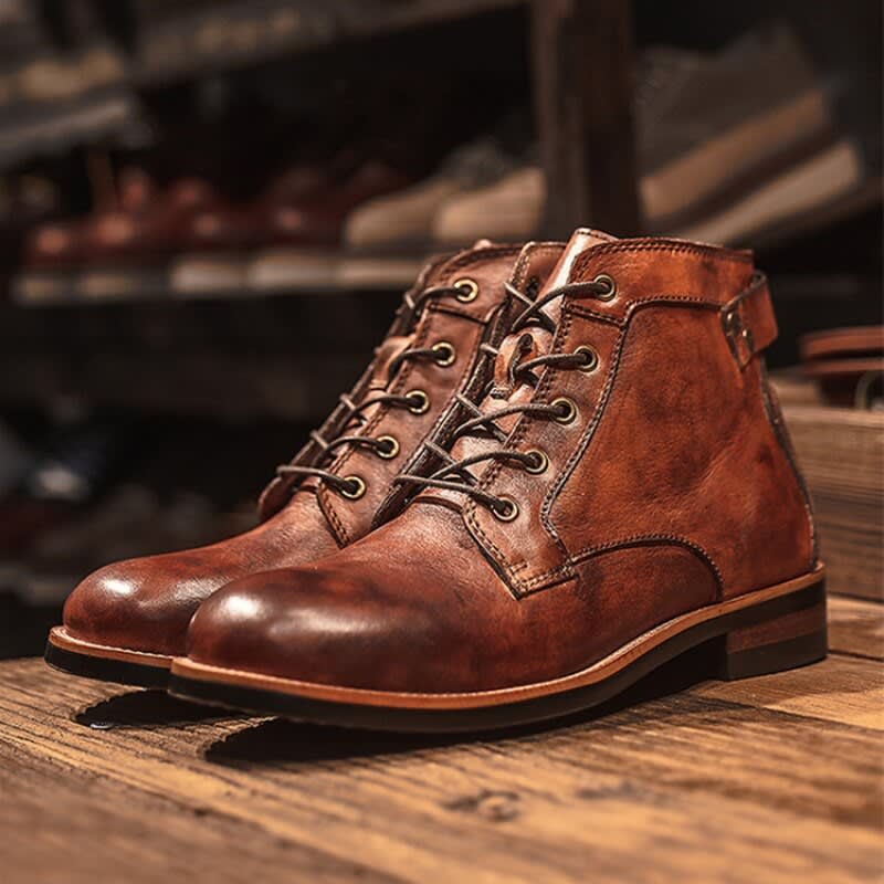 Men's Orthopedic Leather Boots | Ray_3