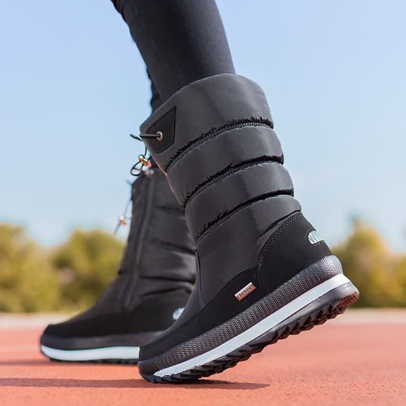 Women's Padded Mid Calf Snow Boots | Marina_2