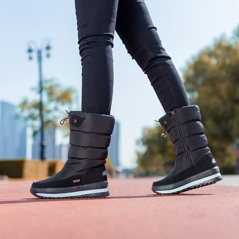 Women's Padded Mid Calf Snow Boots | Marina_4