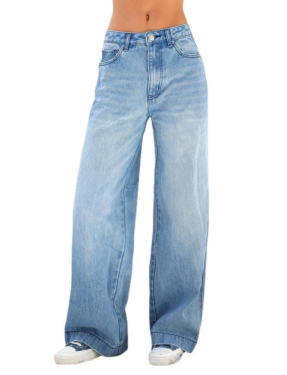 Women's High Waist Wide Leg Flared Jeans | Juliette_2