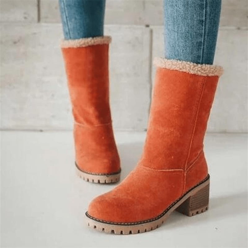 Women's Faux Fur Cuff Ankle Boots | Darcey_2