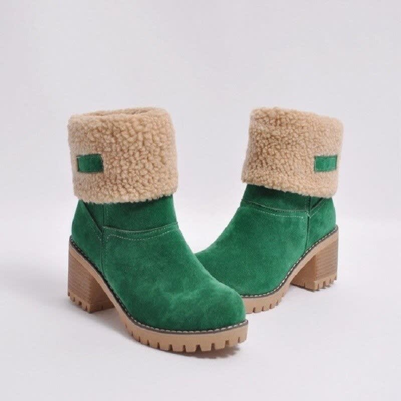 Women's Faux Fur Cuff Ankle Boots | Darcey_3