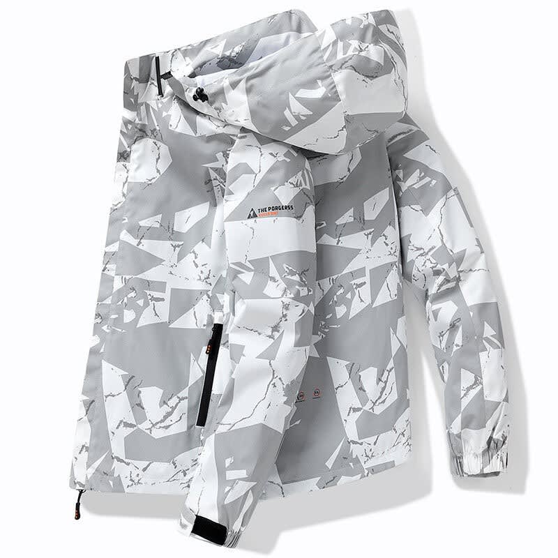 Men's Hooded Water Resistant Ski Jacket | Victor_4