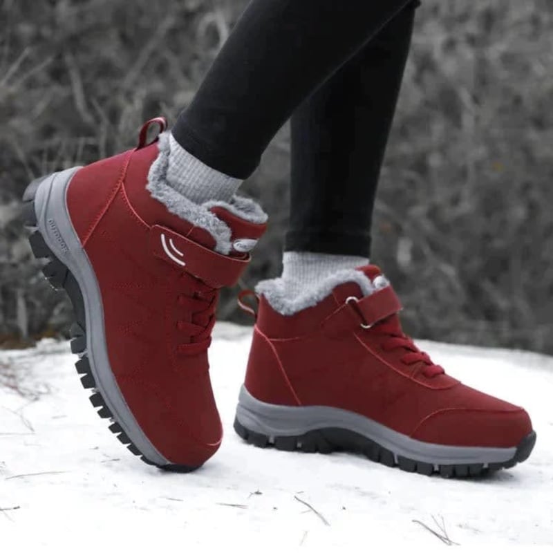 Women's Fleece Lined Ankle Snow Boots | Angelica_1