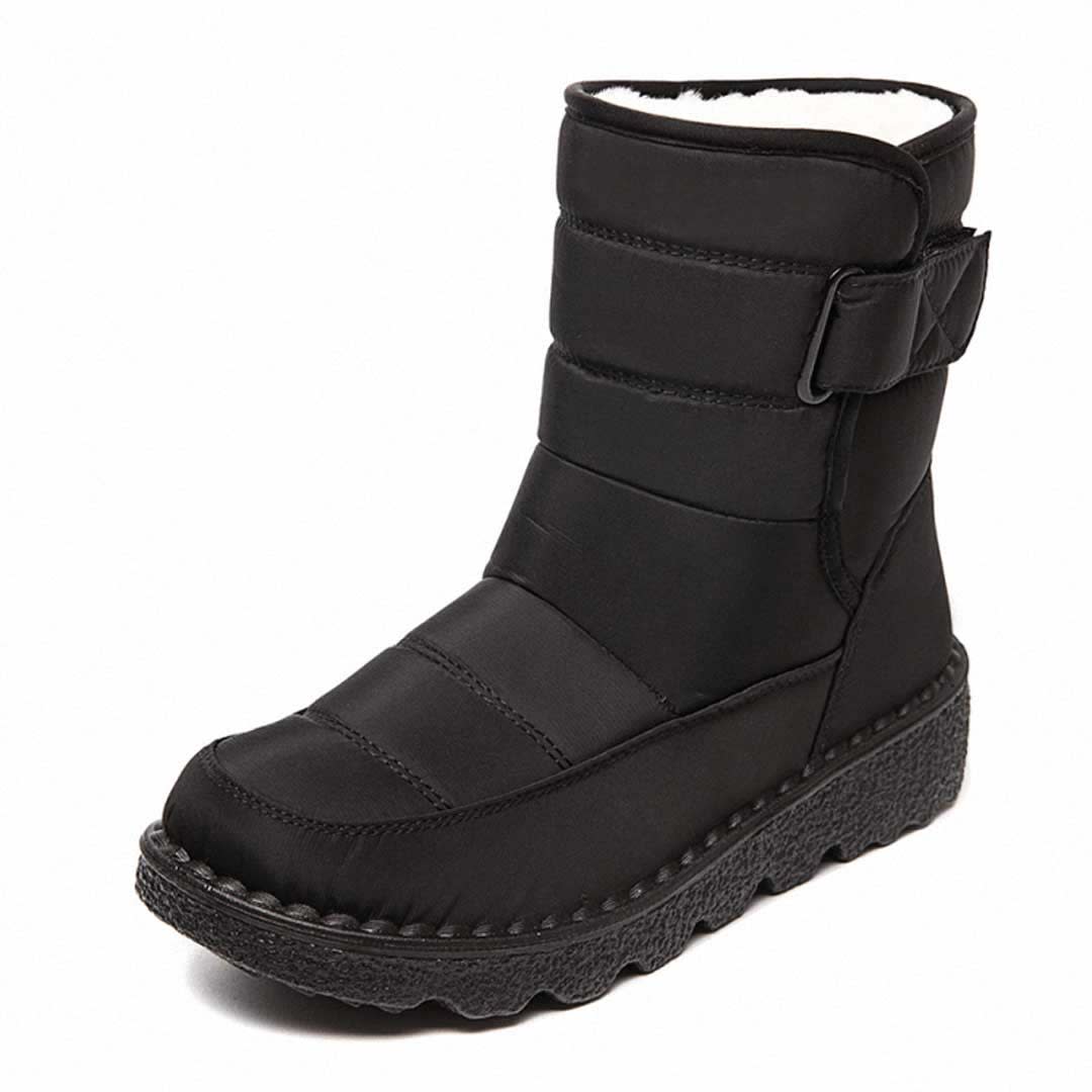 Women's Fleece Lined Ankle Snow Boots | Angelica_4