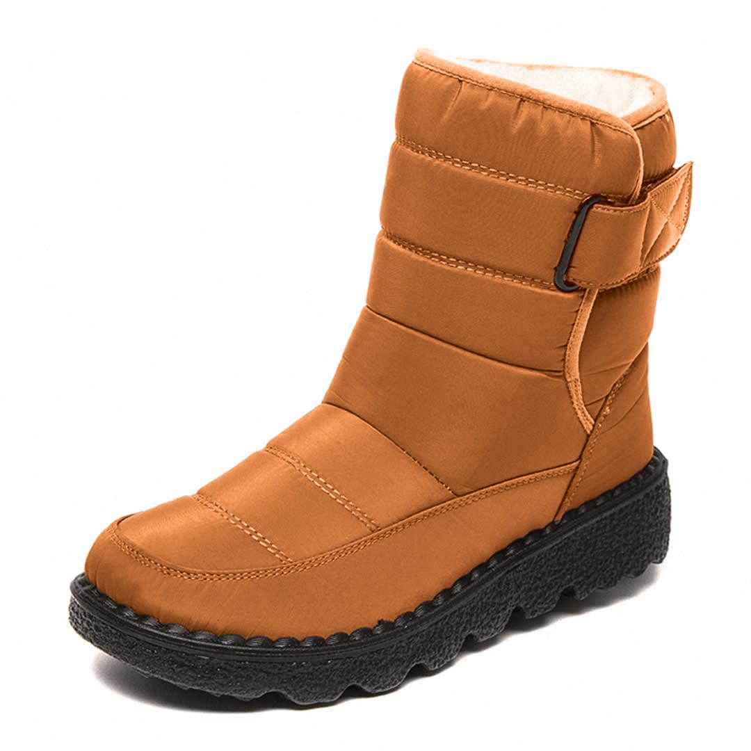 Women's Fleece Lined Ankle Snow Boots | Angelica_7