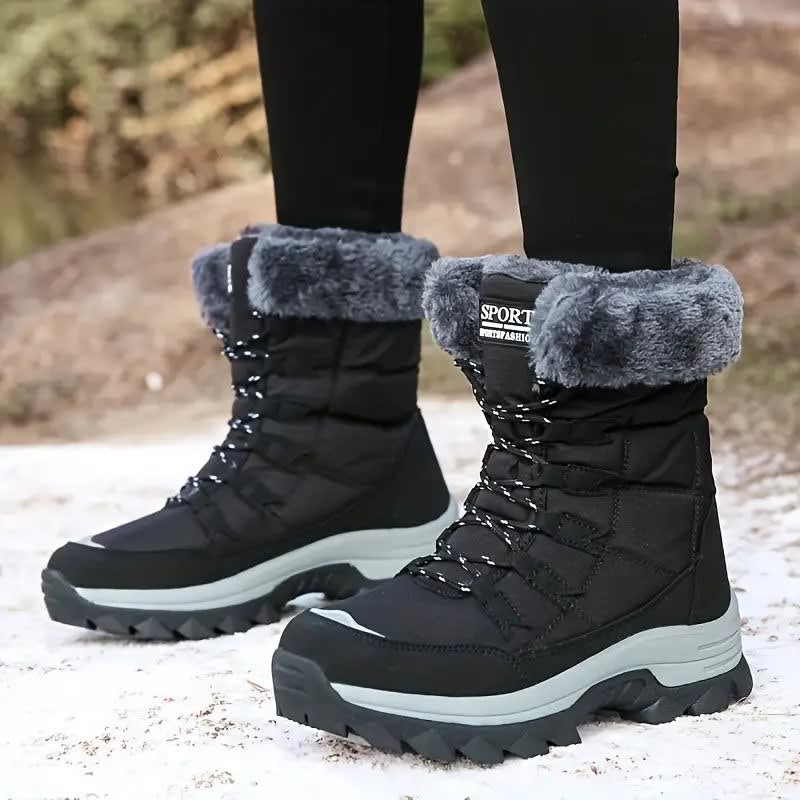 Women's Faux Fur Lined Snow Boots | Maia_1