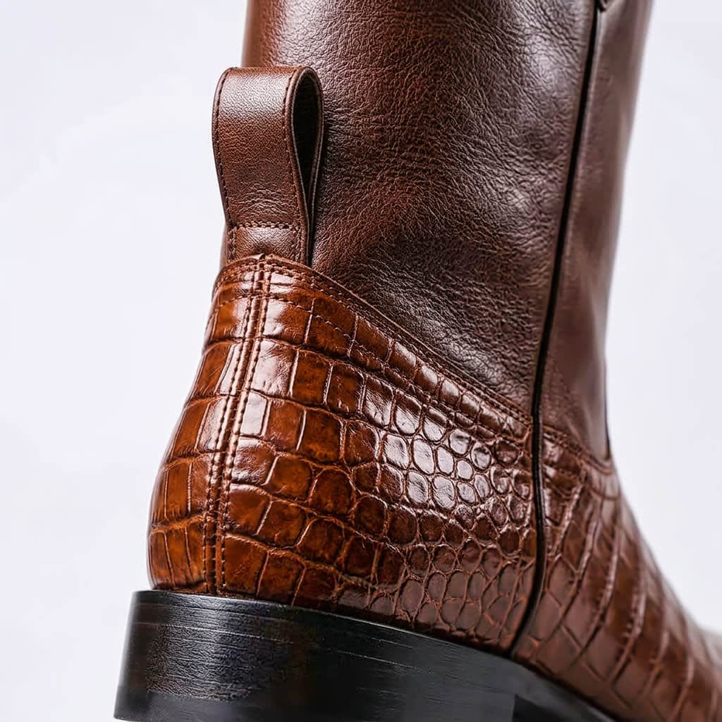 Men's Western Leather Boots | Fergus_3