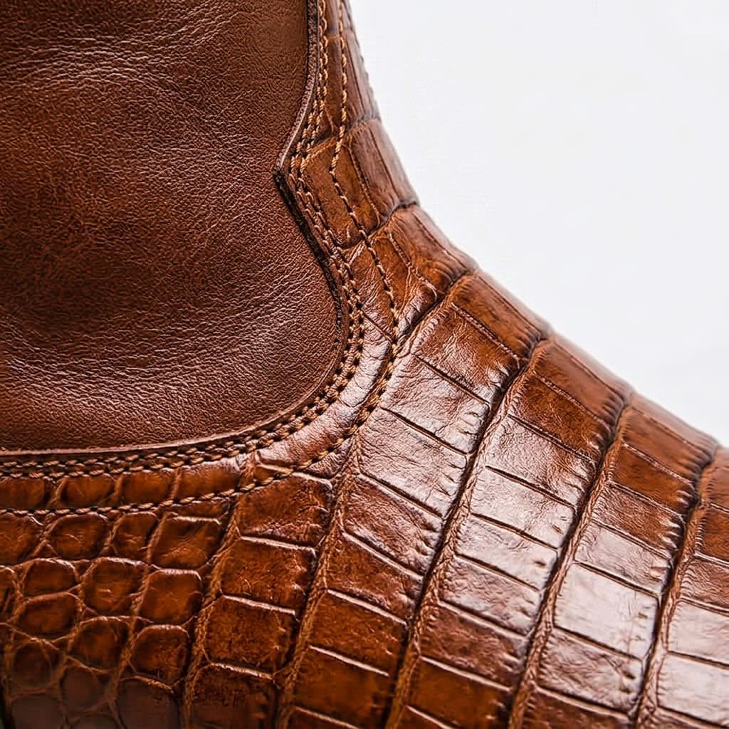 Men's Western Leather Boots | Fergus_4