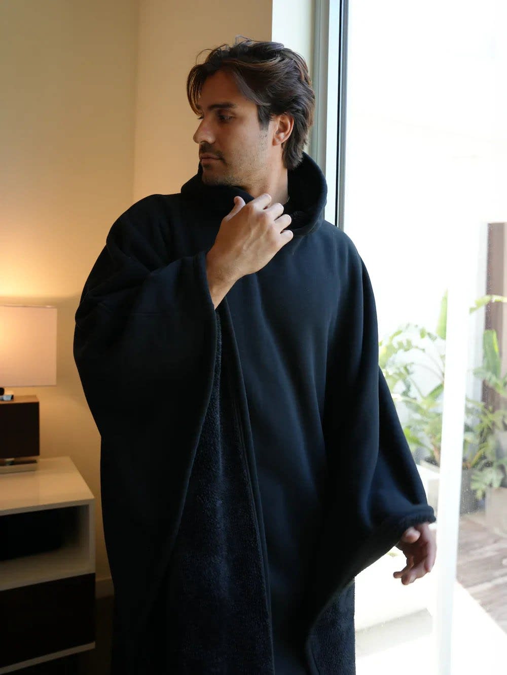Women's Oversized Fleece Hoodie Blanket | Theresa_13