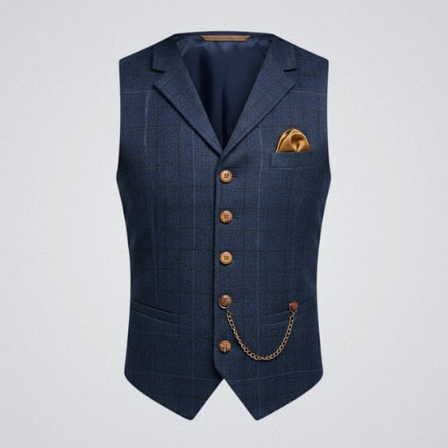 Men's Notch Lapel Waistcoat | Jake_10
