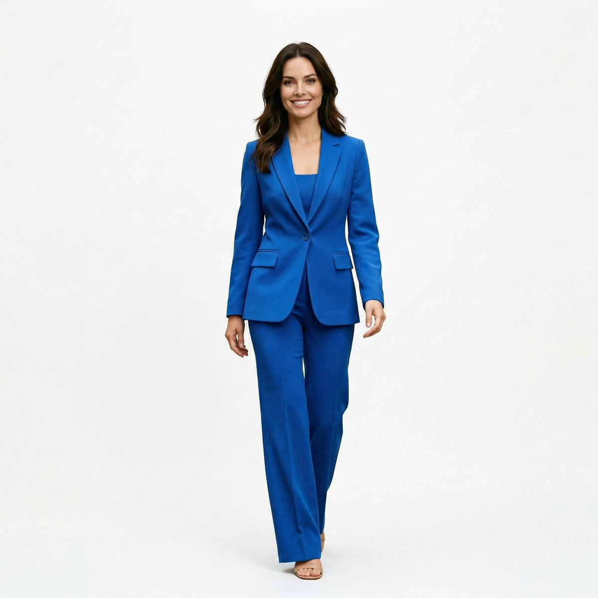 Women's Wide Leg Tailored Trouser Suit | Winnifred_5