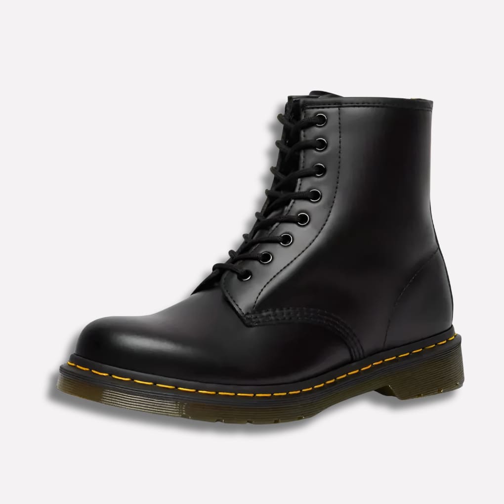 Women's Faux Leather Lace Up Ankle Boots | Vicky_3