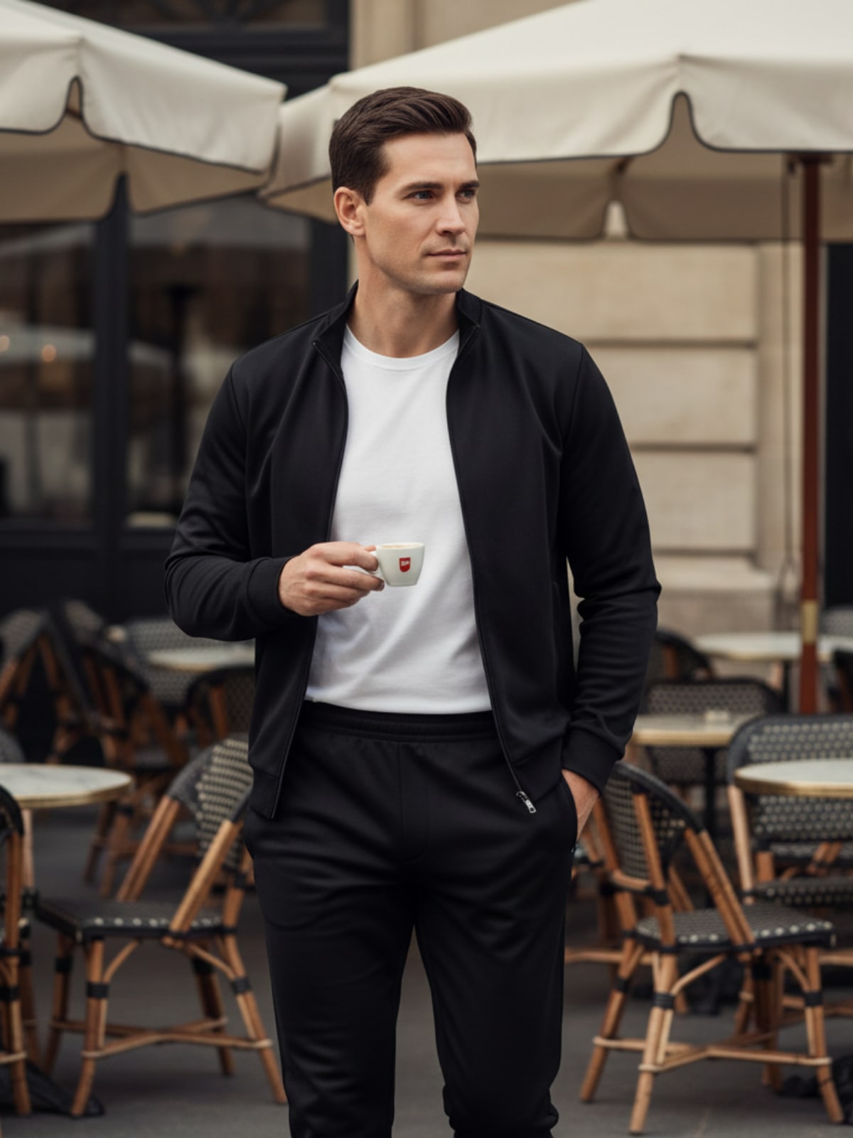 Men's Zip Up Jacket and Trouser Set | Egbert_3