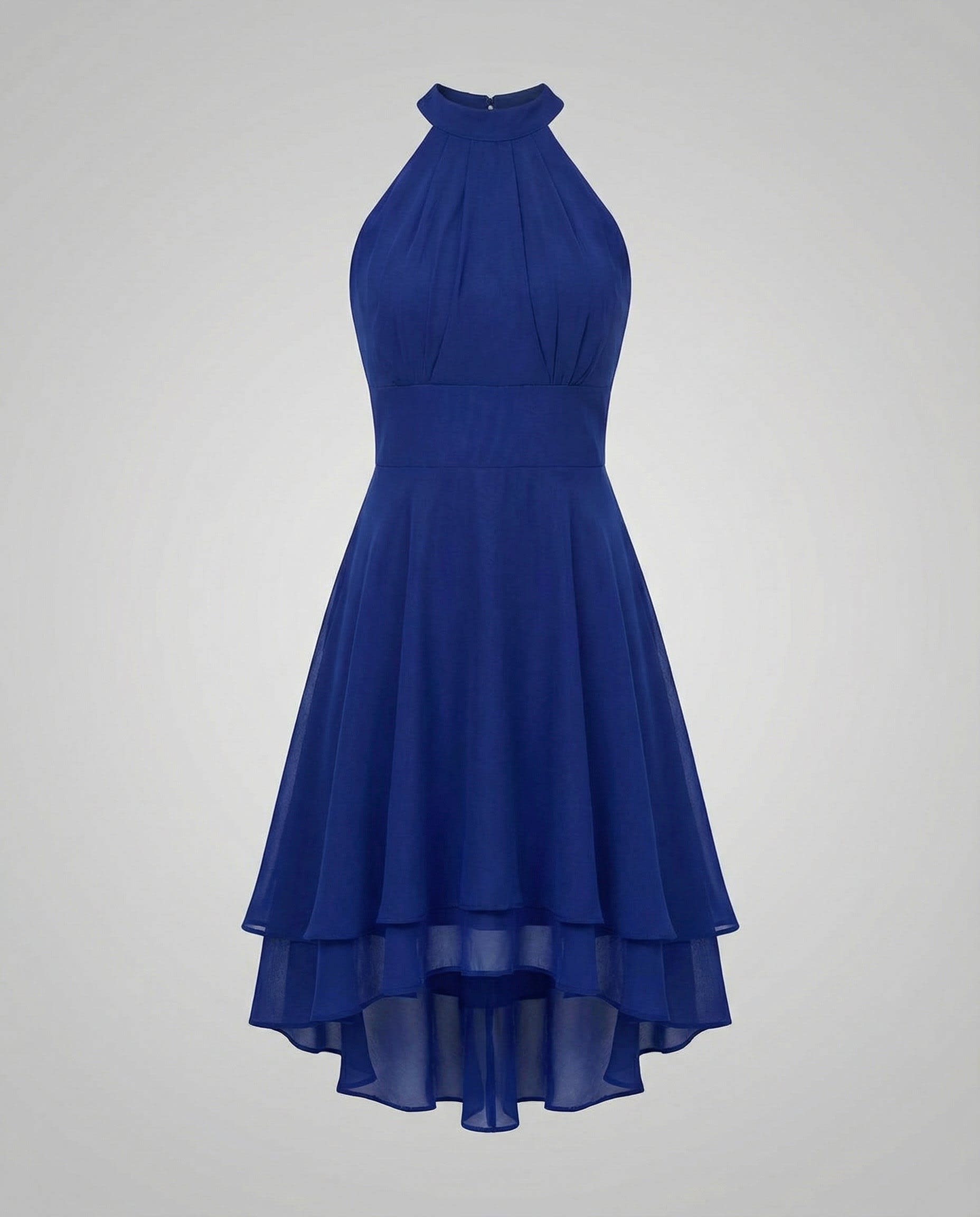 Women's Sleeveless Ruffle Hem Dress | Morgan Marshall_11