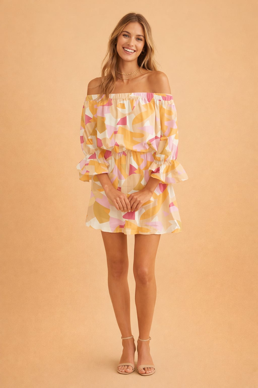 Women's Floral Off-Shoulder Ruffle Dress | Ruby Carter_5