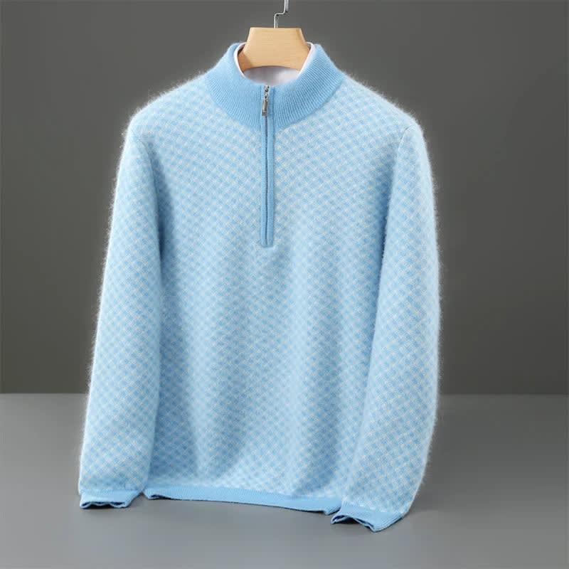 Men's Merino Wool Mock Neck Jumper | Ronnie_2