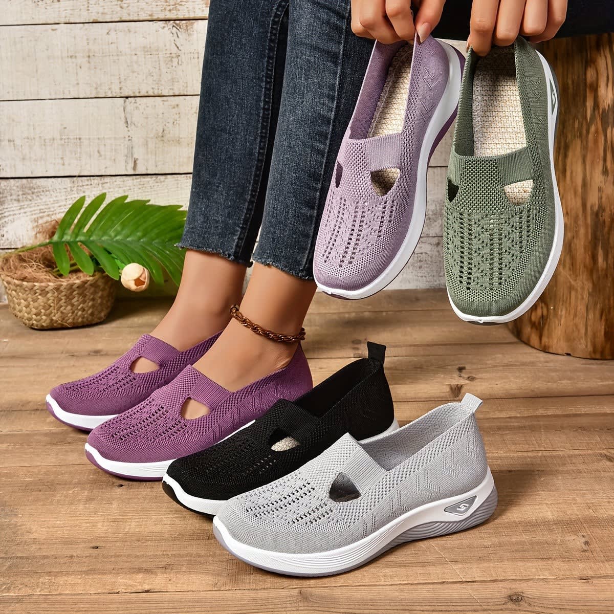Women's Orthopaedic Slip-On Trainers | Verona_14