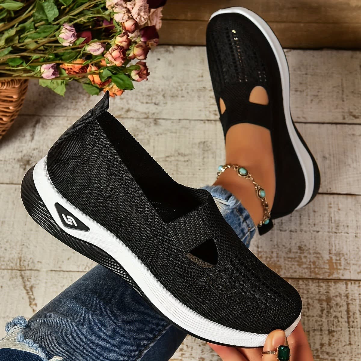 Women's Orthopaedic Slip-On Trainers | Verona_15
