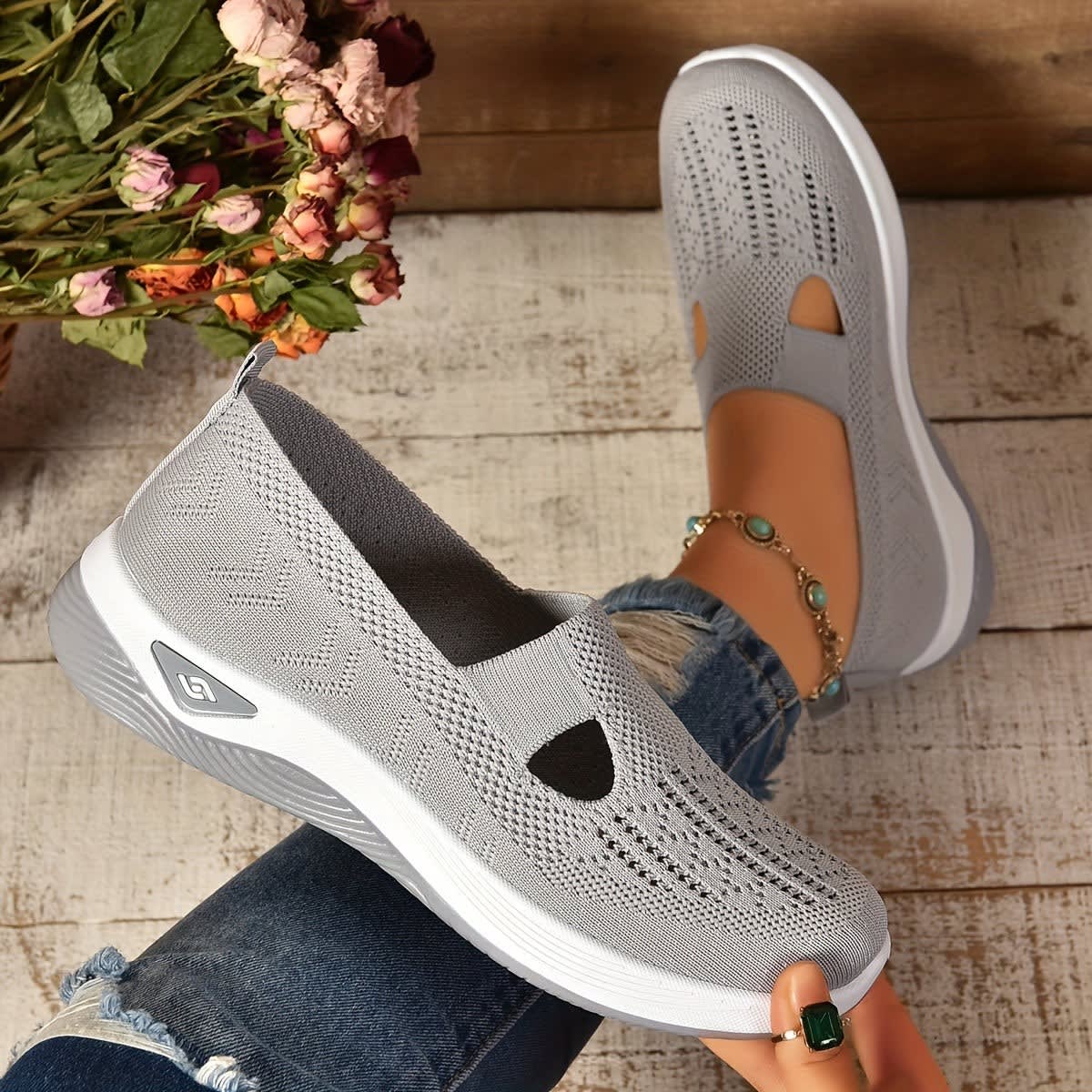 Women's Orthopaedic Slip-On Trainers | Verona_17